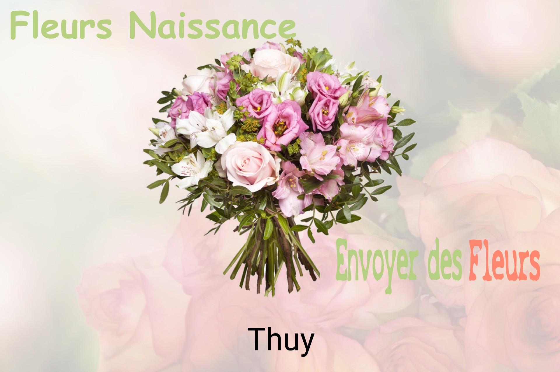 Bouquet de fleurs de naissance livré à Thuy
